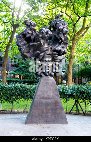"L'épanouissement de la sculpture baroque anglais" de Henry Purcell par Glynn Williams. 1995, London, UK Banque D'Images
