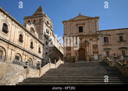 Immacolata eglise San francesco,noto,Sicile Banque D'Images