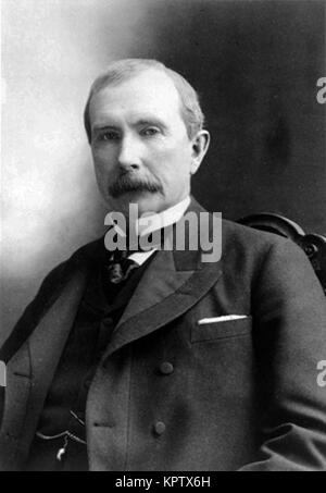 John Davison Rockefeller Sr., magnat des affaires de l'industrie pétrolière américaine, industriel Banque D'Images