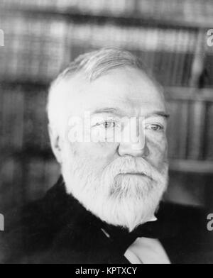 Andrew Carnegie, industriel et d'affaires Accédez magnate Banque D'Images