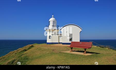 Ancien phare à Port Macquarie, Australie Banque D'Images