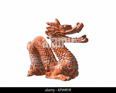 Dragon exempté en tant que symbole Banque D'Images