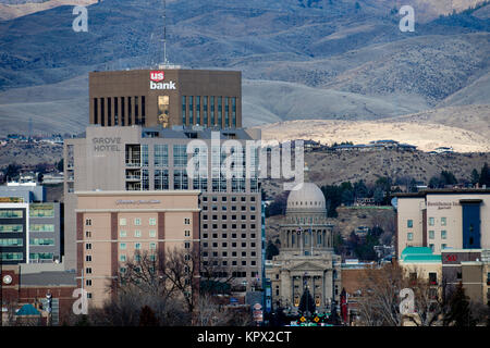 Boise IDAHO paysage urbain en décembre 2017 Banque D'Images