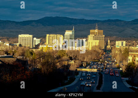 Boise IDAHO paysage urbain en décembre 2017 Banque D'Images