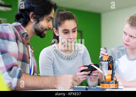 Leçon de la conception et de la technologie Banque D'Images