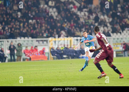 Turin, Italie. 14Th Dec 2017. Au cours de la serie d'un match de football entre Torino FC et SSC Napoli au Stadio Olimpico Grande Torino le 16 décembre 2017 à Turin, Italie. Crédit : Antonio Polia/Alamy Live News Banque D'Images