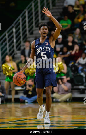 Fairfax, Virginie, USA. 25Th Dec 2017. JAMARI WHEELER (5) les gestes à ses coéquipiers au cours de la partie tenue à EagleBank Arena de Fairfax (Virginie). Credit : Amy Sanderson/ZUMA/Alamy Fil Live News Banque D'Images