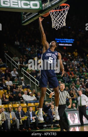 Fairfax, Virginie, USA. 25Th Dec 2017. JAMARI WHEELER (5) tente de marquer au cours de la partie tenue à EagleBank Arena de Fairfax (Virginie). Credit : Amy Sanderson/ZUMA/Alamy Fil Live News Banque D'Images