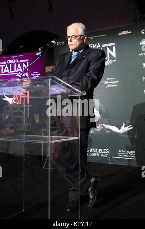 Le festival de cinéma 2017 présente un style italien et du coup d'envoi de la cérémonie inaugurale de Cinecittà Key Award comprend : Consul général d'Italie à Los Angeles Antonio Verde où : Hollywood, California, United States Quand : 15 Nov 2017 Credit : FayesVision/WENN.com Banque D'Images