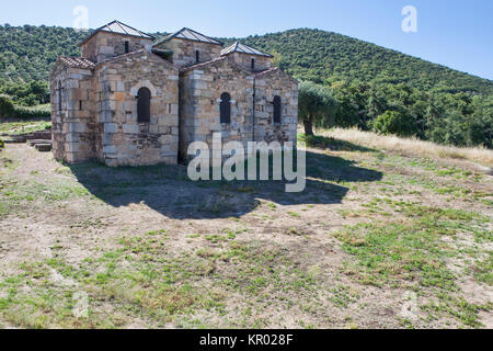 L'église wisigothique de Santa Lucia del Trampal, Alcuescar, Espagne Banque D'Images