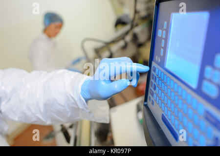 Opérateur informatique Banque D'Images