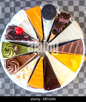 gâteau vareity Banque D'Images