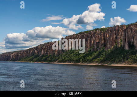 Parc National des colonnes de la Lena, Yakoutie, Russie Banque D'Images