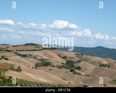 Paysage de Toscane, à San Gimignano environs - fête pour les yeux Banque D'Images