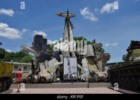 Les avions, musée d'histoire militaire, servant Bien Phu, Hanoi, Vietnam, Flugzeuge, Museum für Militaergeschichte, Dien Bien Phu Banque D'Images