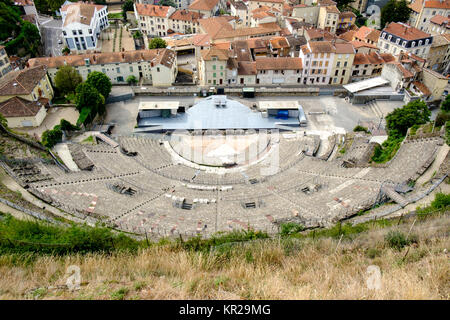 Amphithéâtre romain, Vienne, France. Banque D'Images