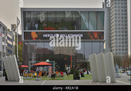 Musée allemand de football, place de l'unité allemande, Dortmund, Rhénanie du Nord-Westphalie, Allemagne, Deutsches Fussballmuseum, Platz der Deutschen Einheit, N Banque D'Images