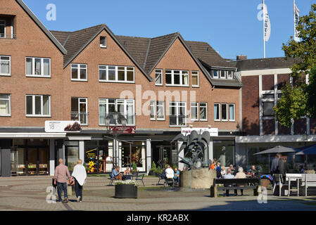 Marché de l'oie, Herford, Rhénanie du Nord-Westphalie, Allemagne, Gaensemarkt, Nordrhein-Westfalen, Deutschland Banque D'Images