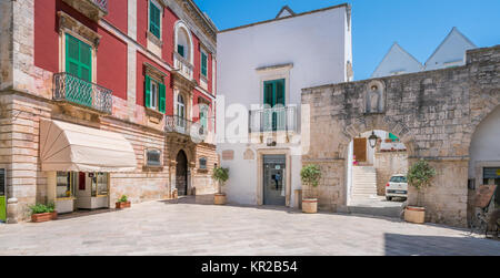 Matin ensoleillé dans la province de Bari, Bari, Pouilles, Italie du sud. Banque D'Images