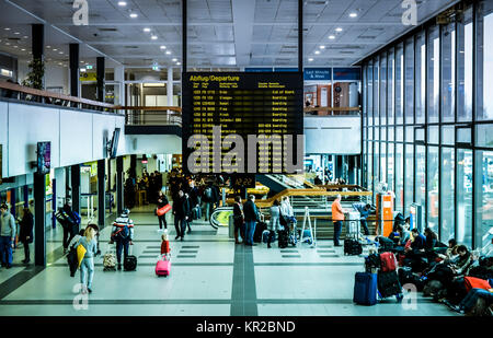 Grande salle, beauté de l'aéroport's field, Brandebourg, Allemagne, Haupthalle, Flughafen Schönefeld, Deutschland Banque D'Images