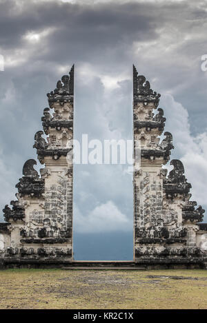 Temple de Lempuyang Luhur Pura à Bali, Indonésie Banque D'Images