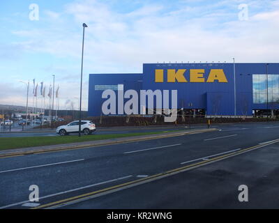 L'extérieur de nouveau magasin Ikea à Sheffield, ouvert en 2017 Banque D'Images