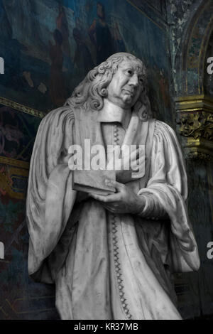 Statue d'Étienne II d'Aligre (1592-1677) à Saint Germain l'Auxerrois, église, Paris, France Banque D'Images