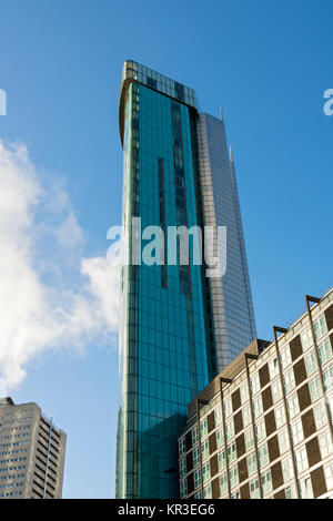 Le bâtiment 10 Holloway Circus, également appelé le Tour ou Holloway Circus Beetham Tower (Ian Simpson 2006), Birmingham, Angleterre, RU Banque D'Images