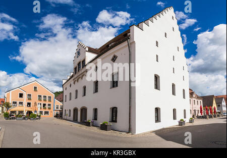 Amous anciens bâtiments de Beilngries. C'est une ville dans le district de Eichstätt, en Bavière, Allemagne. Banque D'Images