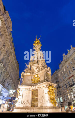 Vienne, Autriche Monument Peste Banque D'Images