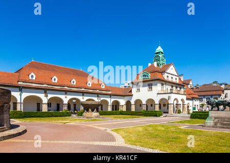 Sprudelhof à Bad Nauheim en été Banque D'Images