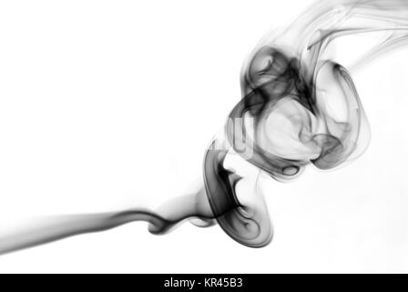 Volutes de fumée Banque D'Images