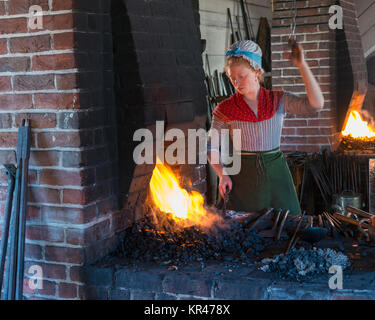 Femme de James Anderson Forge. Banque D'Images