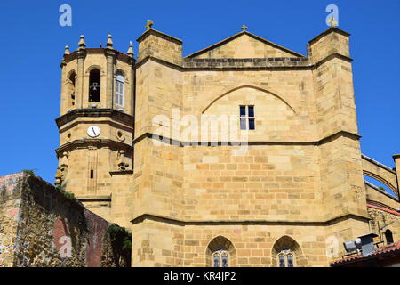 église gothique à getaria Banque D'Images