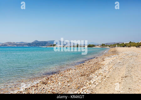 La plage de Kimolos, Grèce Bonatsa Banque D'Images