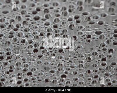 Motif Goutte d'eau de condensation sous toiture en plastique Banque D'Images