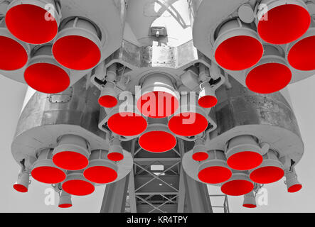 Buses de fusée spatiale Banque D'Images