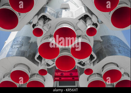 Moteur fusée spatiale Banque D'Images