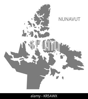 Nunavut Canada Site gray Banque D'Images