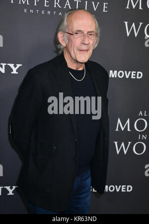 Los Angeles, USA. Dec 18, 2017. Christopher Lloyd 031 assiste à la première de Sony Pictures Entertainment's 'tout l'argent dans le monde" à Samuel Goldwyn Theatre le 18 décembre 2017 à Beverly Hills, Californie Crédit : Tsuni/USA/Alamy Live News Banque D'Images