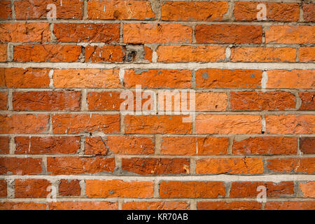 La texture du mur de brique rouge Banque D'Images