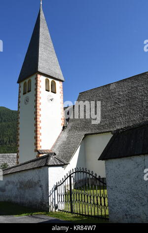 ,Église st. oswald,Bad Kleinkirchheim,,gothique,médiévale,en plein air,croix clocher Banque D'Images