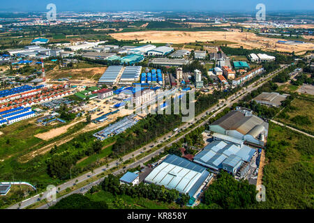 Industrial Estate l'industrie lourde, fabricant en Asie Banque D'Images