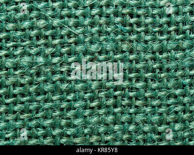 Tissu de jute vert texture background Banque D'Images