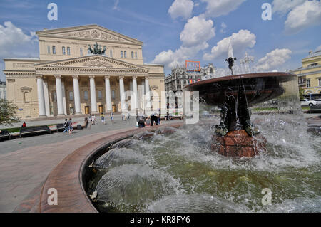 Le Théâtre du Bolchoï, à Moscou, Russie Banque D'Images