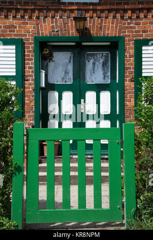 Porte dans wustrow,Allemagne,darss Banque D'Images