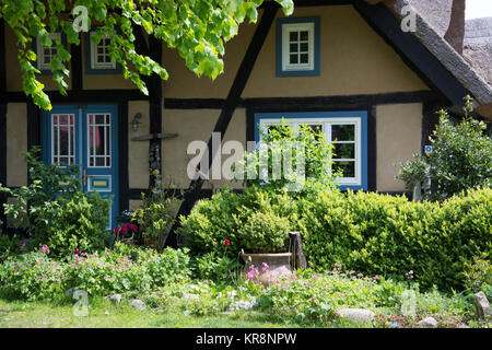 Maison typique à wustrow,Allemagne,darss Banque D'Images