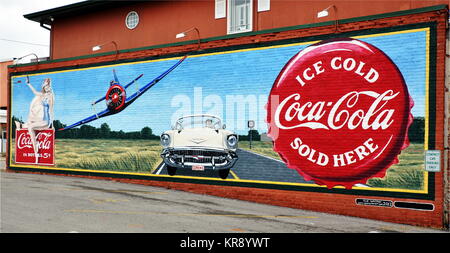 Murale de coke Banque D'Images