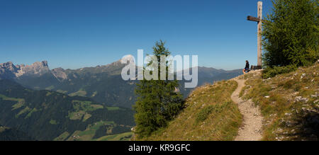 Vue de les dolomites Banque D'Images