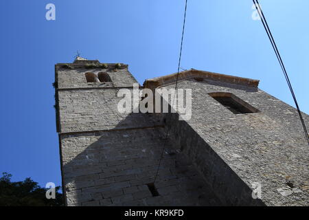 gronzjan,istrie,croatie,ville,église,clocher,église paroissiale,saint vitus Banque D'Images